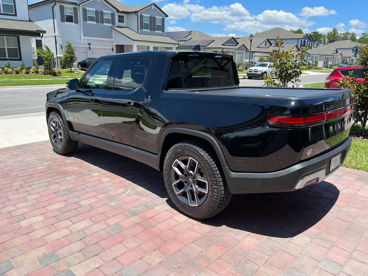 Jose with his Gen 1 Rivian R1T on delivery day