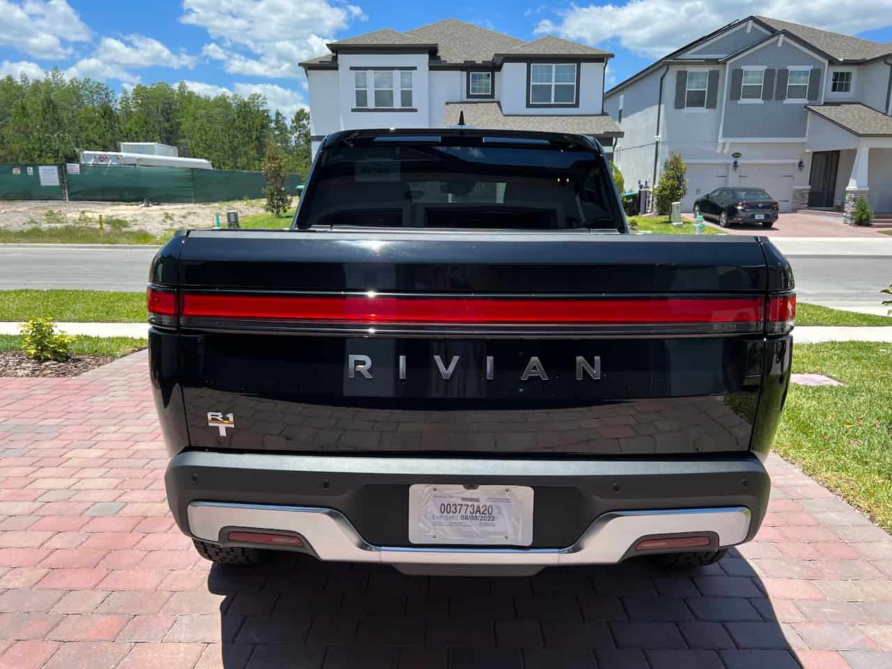 Jose with his Gen 1 Rivian R1T on delivery day