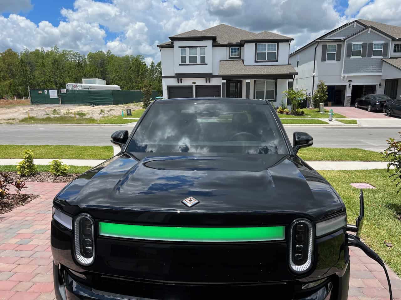 Jose with his Gen 1 Rivian R1T on delivery day