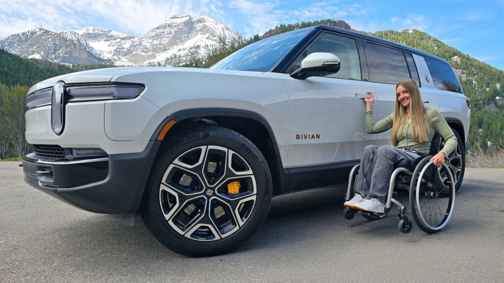 Is the Rivian R1S Wheelchair-Friendly? Zack and Cambry Put It to the Test