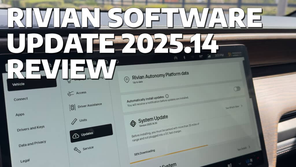 Rivian Software Update 2025.14 Review Thumbnail