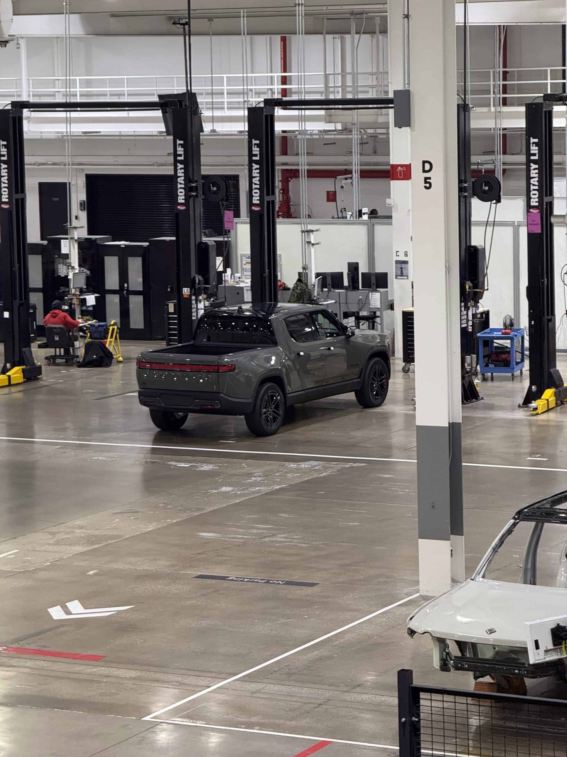 Gen 1 R1T Quad being assembled in the factory in Normal, IL