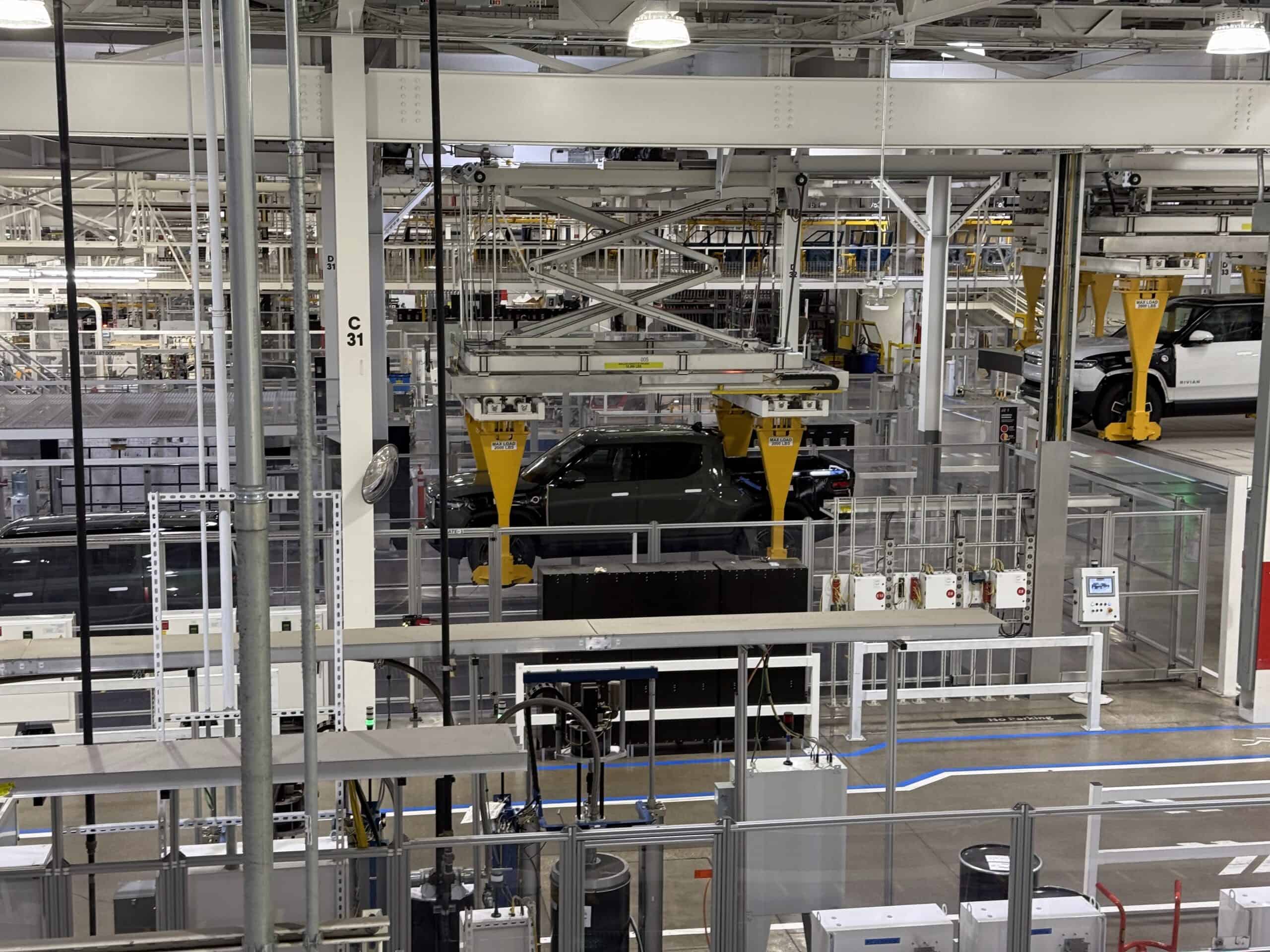 Gen 1 R1T Quad being assembled in the factory in Normal, IL