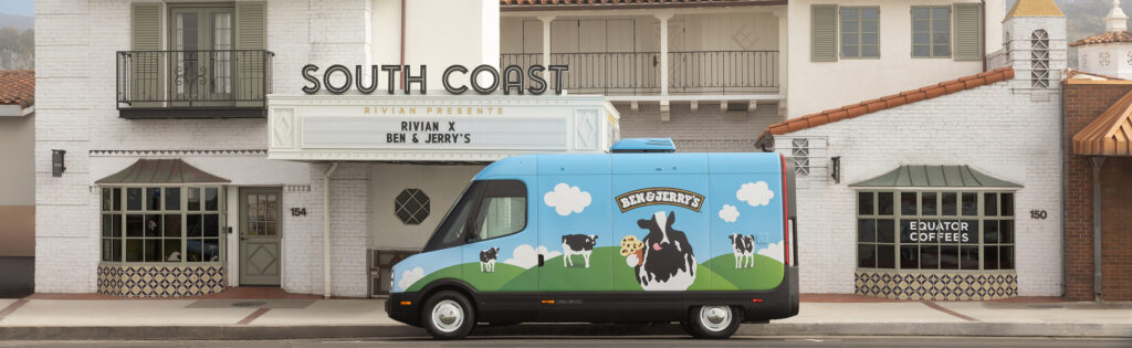 Ben & Jerry's Rivian Commercial Van