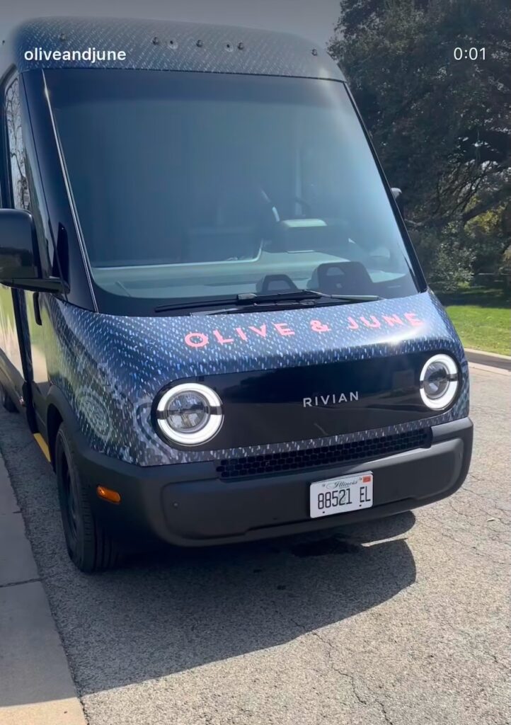 Olive & June Rivian Commercial Van